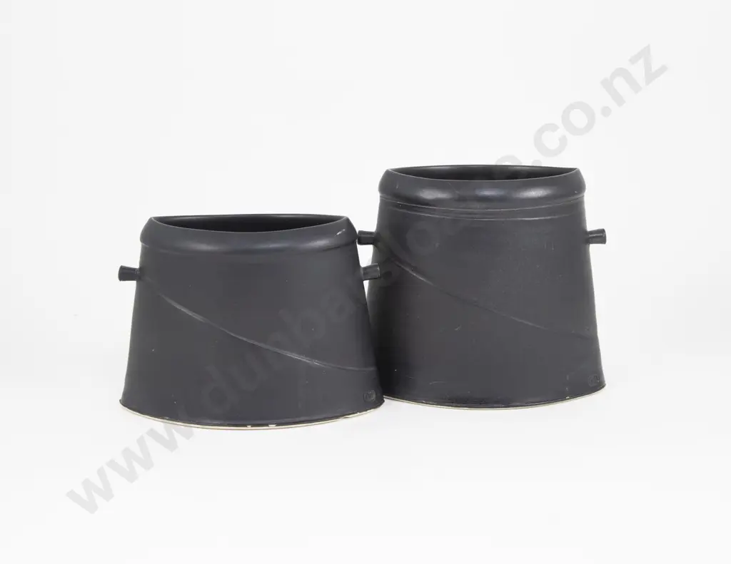 Graduated Pair of Chris Weaver Iron Series Vases Image 1++