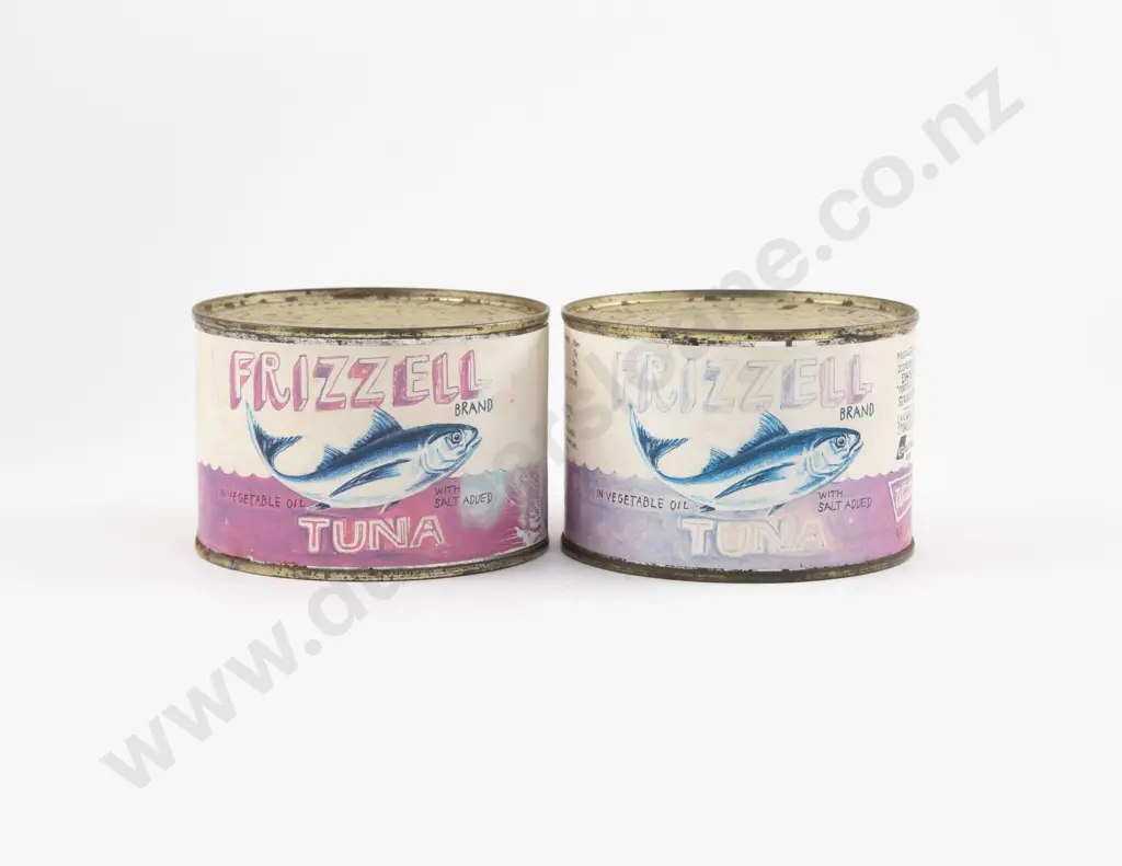 Two Dick Frizzell Tuna Cans Image 1++