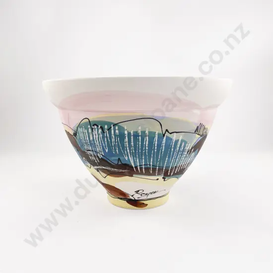 Large Royce McGlashen Footed Bowl