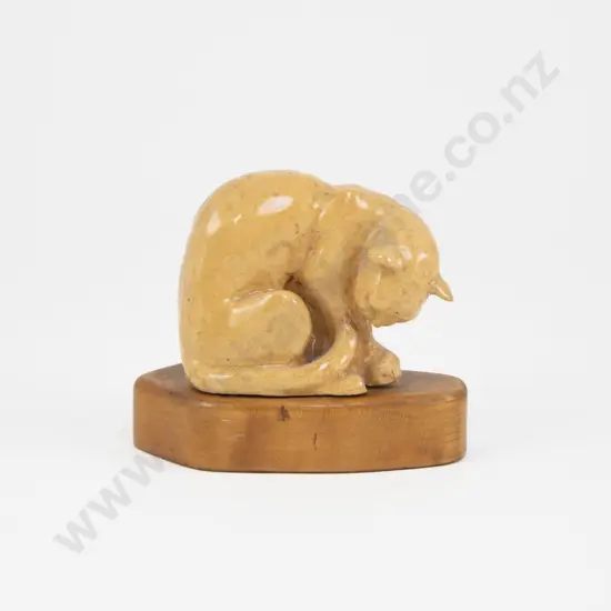 Chrystabel Aitken Cat Figure on Base