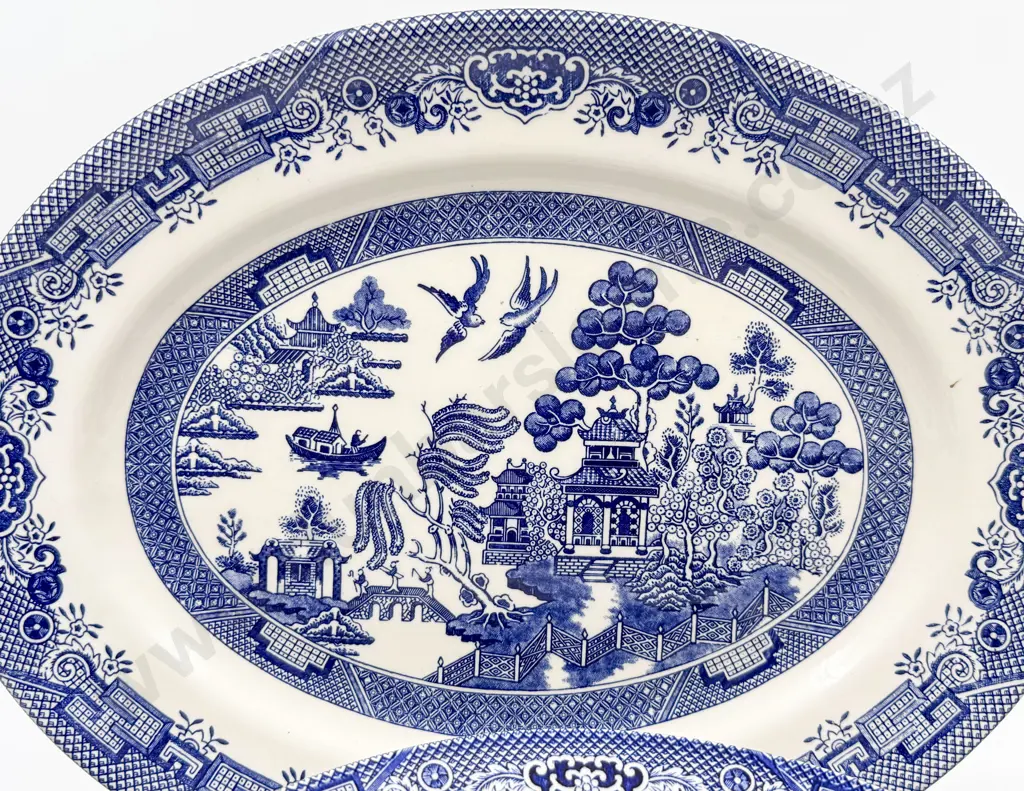 Quantity of Churchill Blue & White Willow Pattern Image 1++
