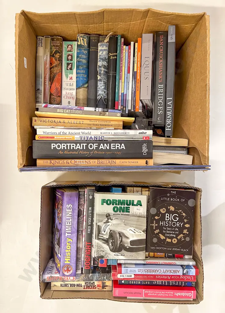Two Boxes of Assorted Books Image 1++