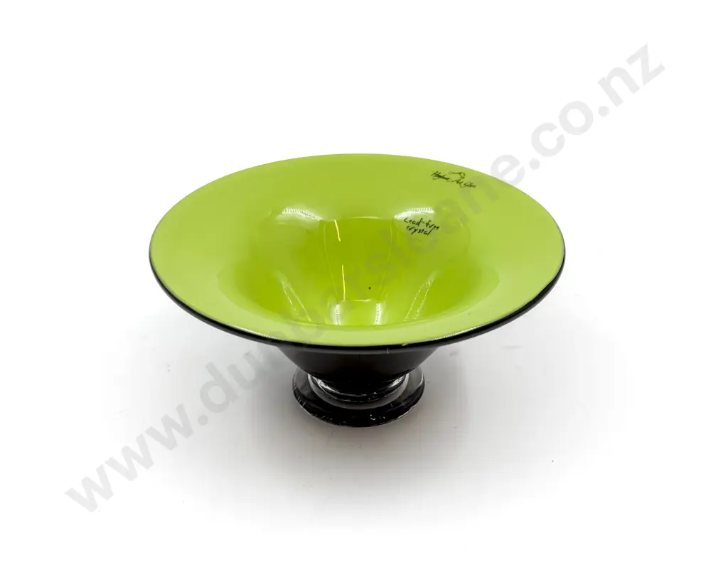Hoglund Art Glass Pedestal Bowl Image 1++
