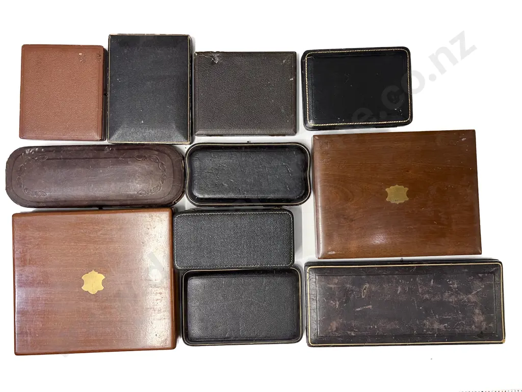 Quantity of Assorted Silverware Boxes Image 1++