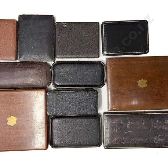 Quantity of Assorted Silverware Boxes