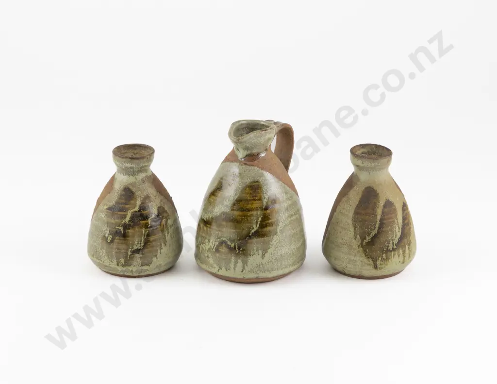 NZ Pottery Condiment Set Image 1++