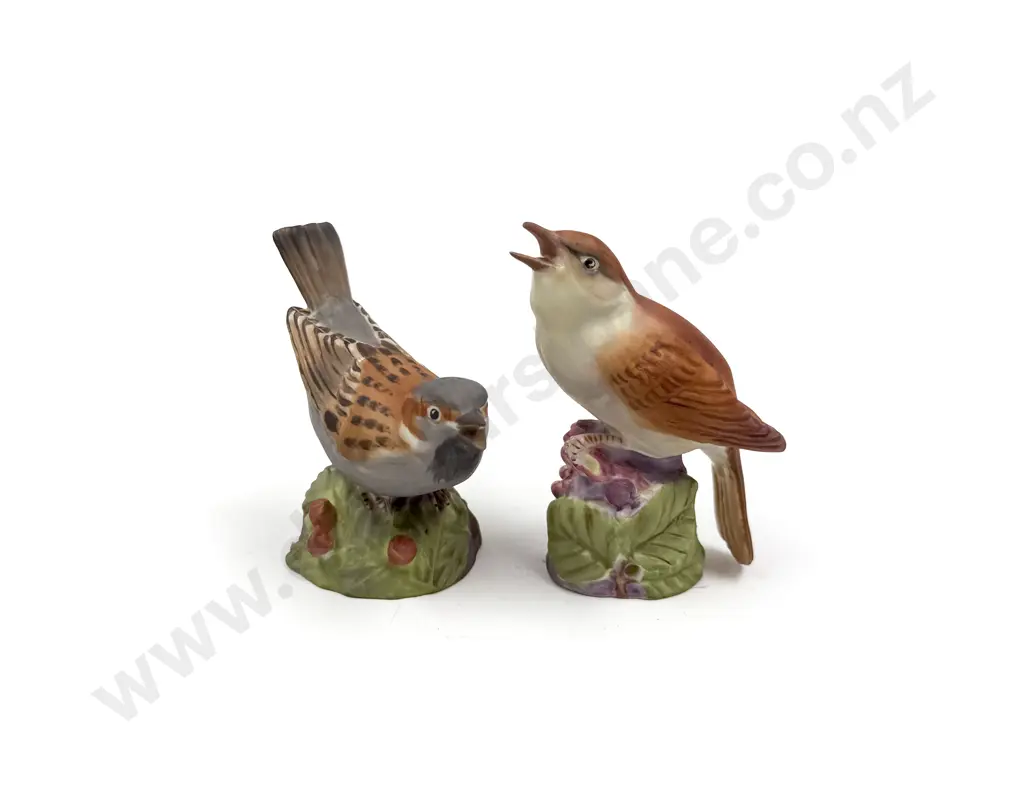Two Royal Worcester Bird Ornaments Image 1++