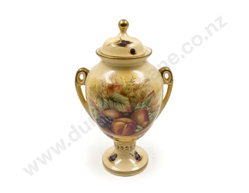 Aynsley "Orchard Gold" Lidded Urn Image 1++