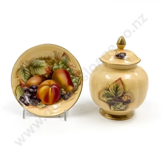 Two Pieces of Aynsley "Orchard Gold"