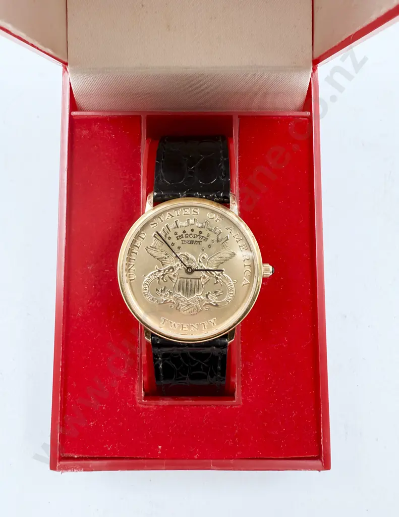 Boxed Olympic Swiss Quartz "Twenty" Wrist Watch Image 1++