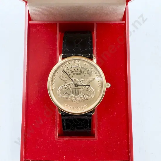 Boxed Olympic Swiss Quartz "Twenty" Wrist Watch