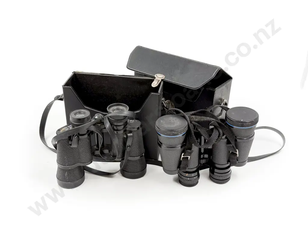 Two Cased Sets of Binoculars Image 1++