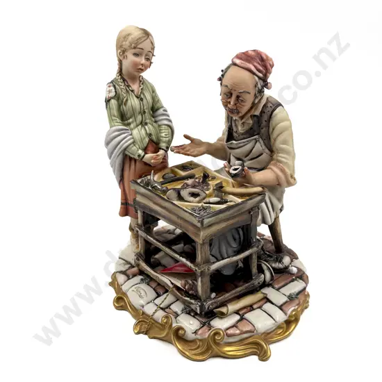Capodimonte Group Figure (Cobbler)