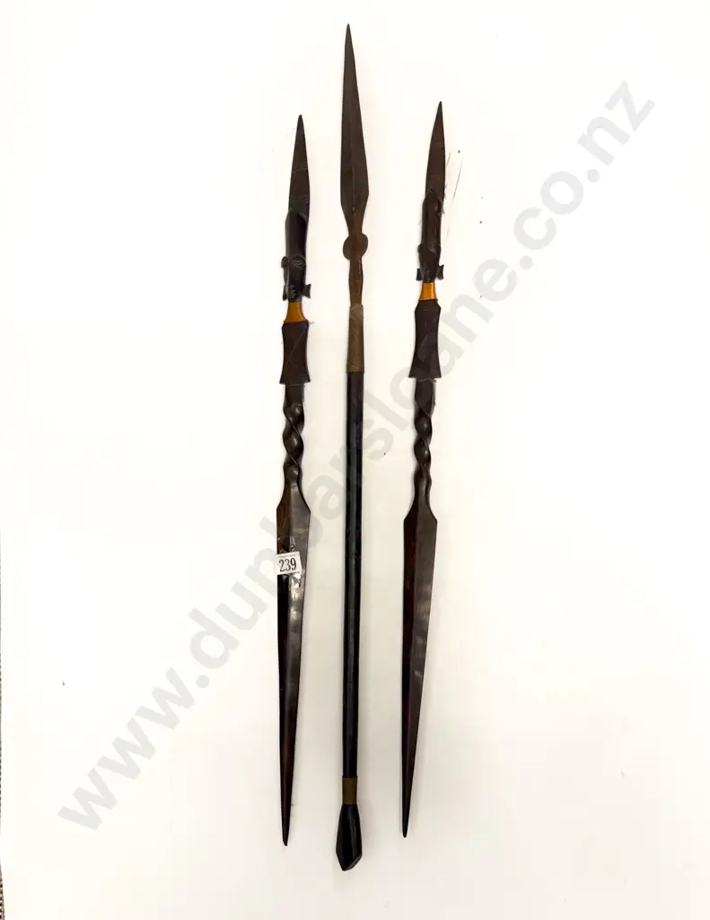 A Pair of Figural Spears together with Older Other Image 1++