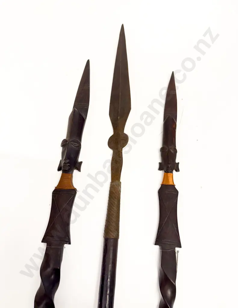 A Pair of Figural Spears together with Older Other Image 1++