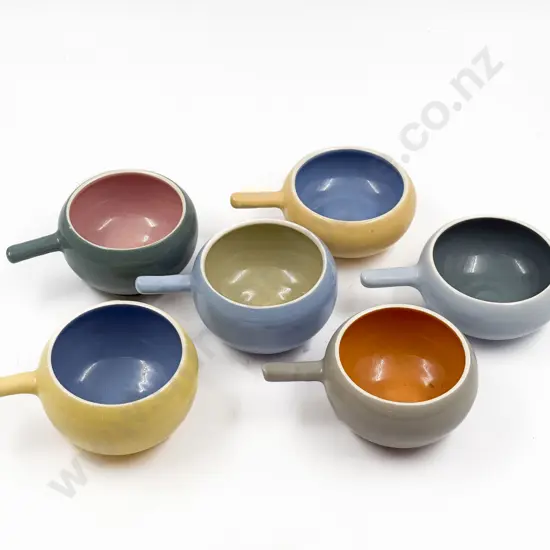 Six Martin Boyd Soup Cups