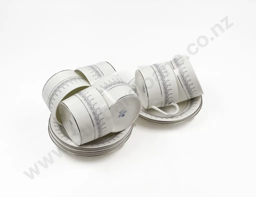 Coalport "Avon" Six Coffee Cups & Saucers Image 1++