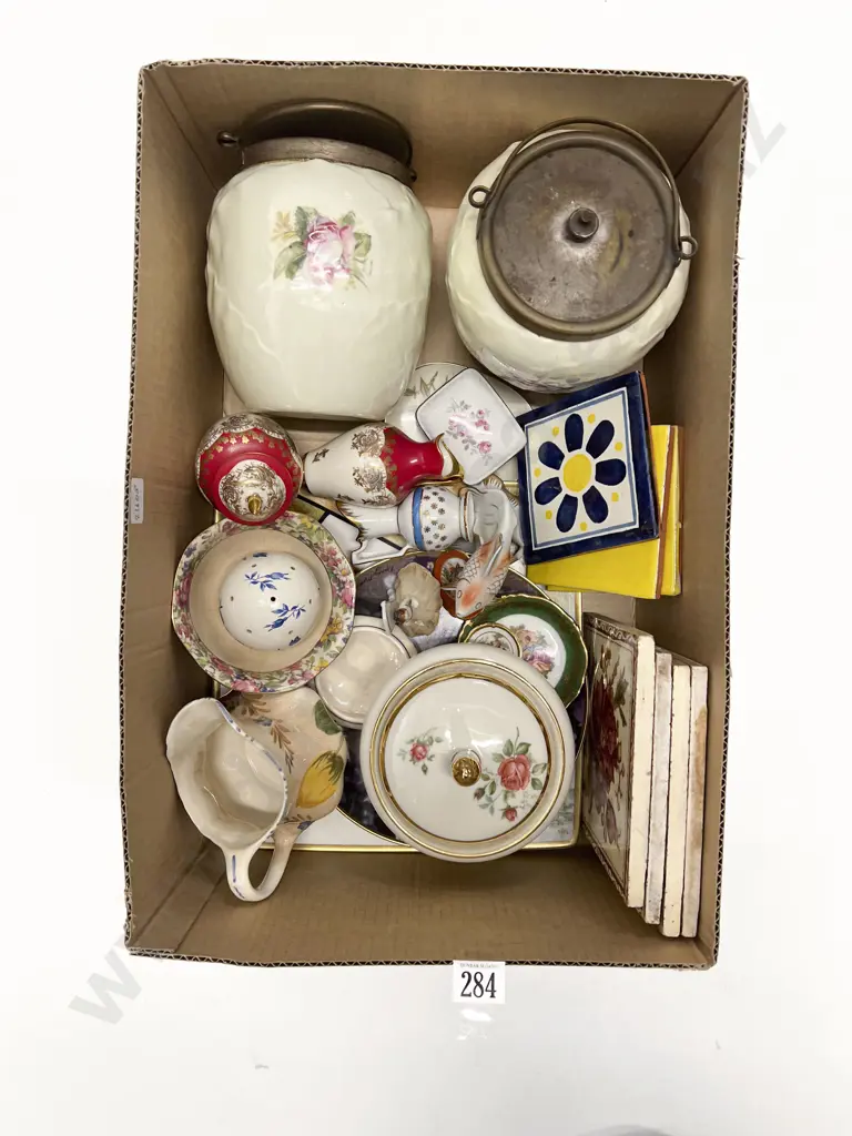 Box of Assorted China etc Image 1++