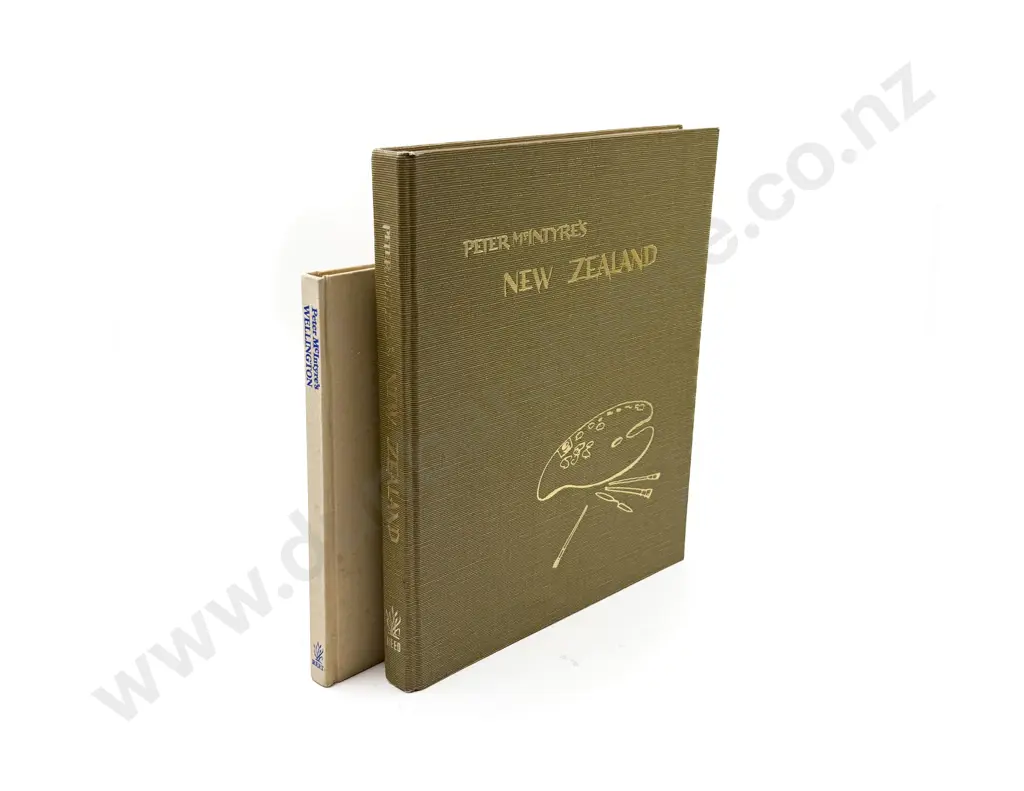 Two Volumes Peter McIntyre "Wellington" & "New Zealand" Image 1++