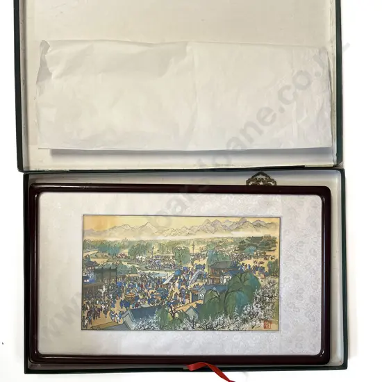 Boxed Chinese Print