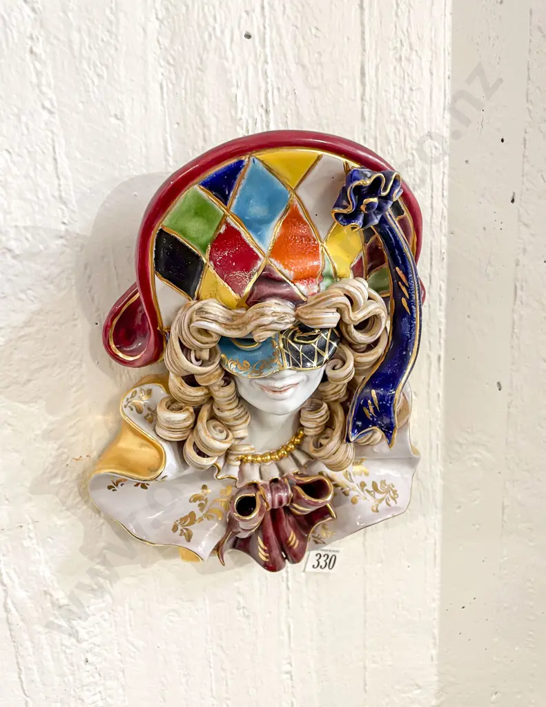 Italian Figural Wall Hanging Image 1++