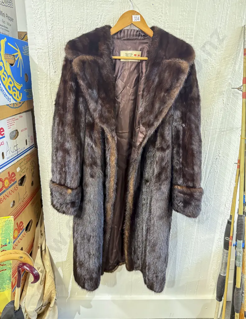 Fine Quality Full Length Mink Coat - Small Size Image 1++