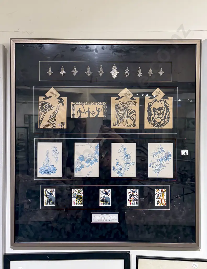 Tinga-Tinga Print Display Image 1++