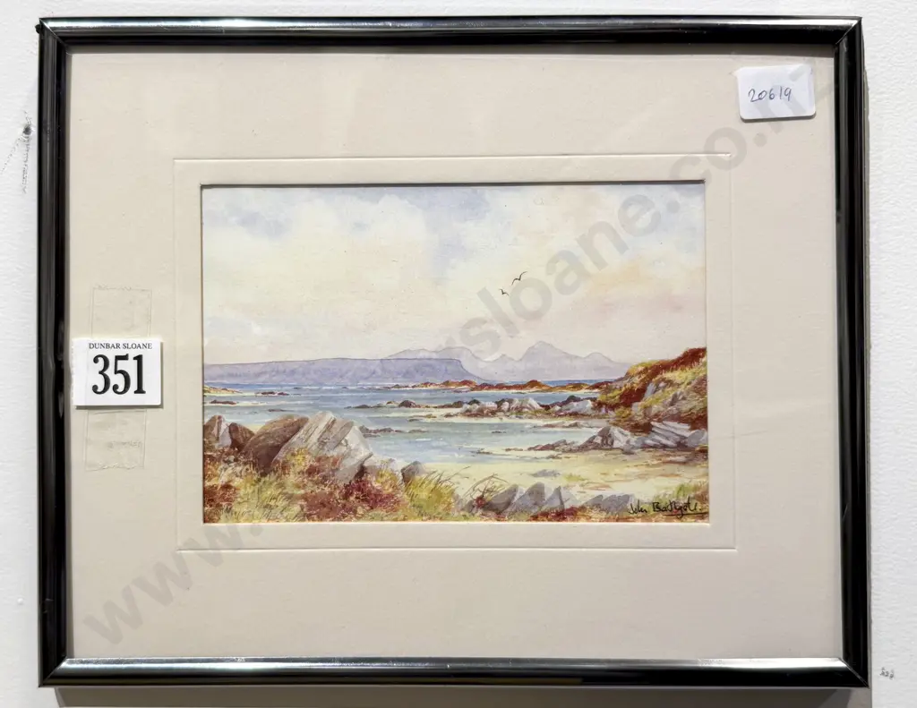 After John Bathgate (1809 - 1896) - Scenic Seascape Print Image 1++