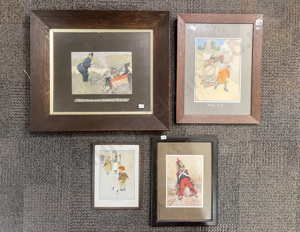 Four Assorted Framed Prints Image 1++