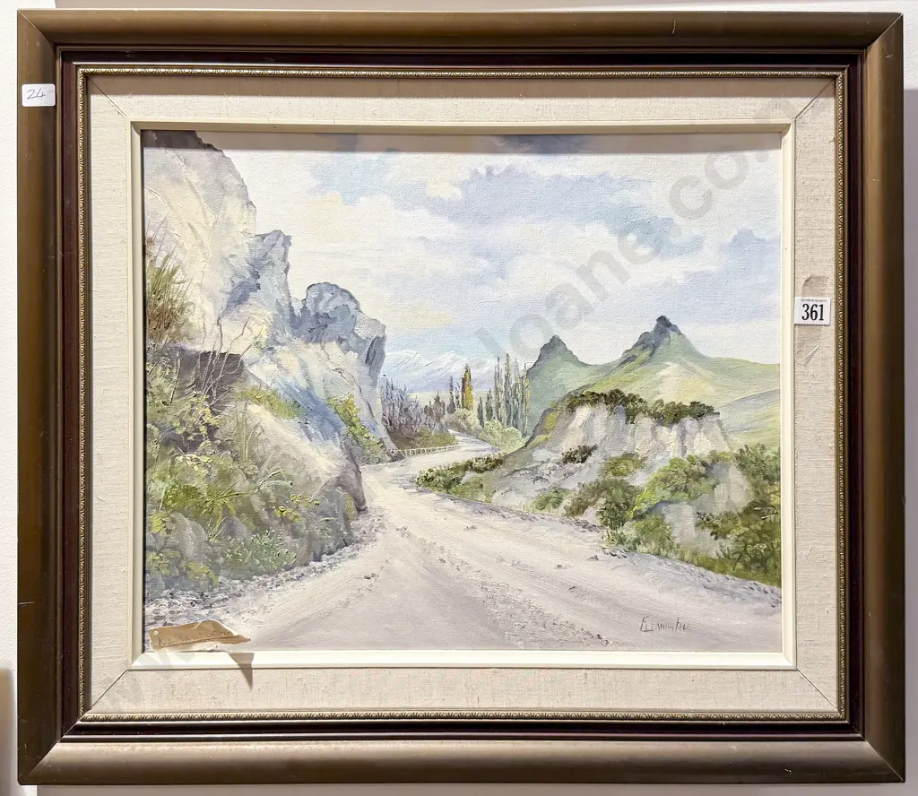 Eleanor File - "Kawarau Gorge" - Oil on Board Image 1++