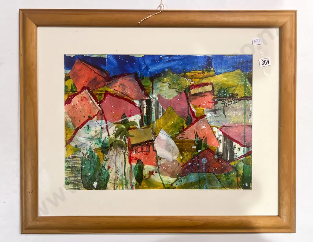 Irene E. Callaghan - Abstract Mixed Media Landscape Image 1++