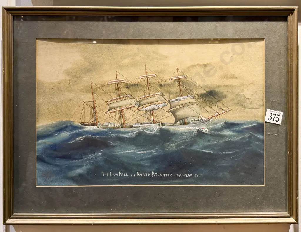 "The Law Hill in North Atlantic" - Mixed Media Image 1++
