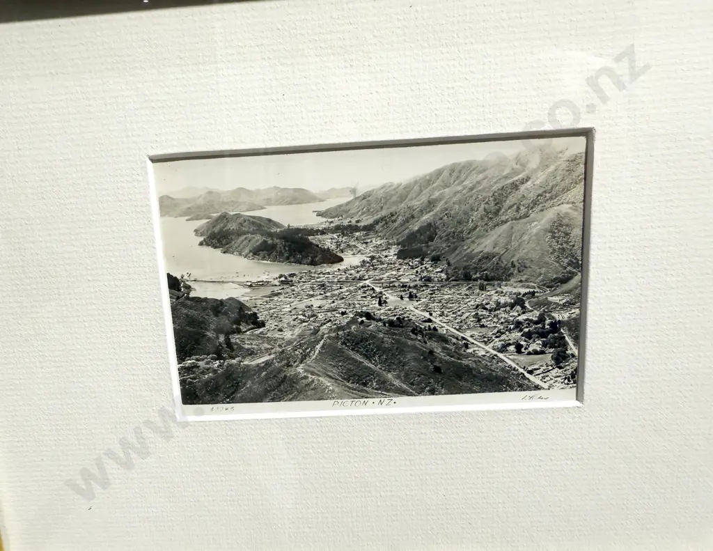 Two Small Black & White "Whites Aviation" Prints together with Small Hand Coloured "Whites Aviation" Image 1++