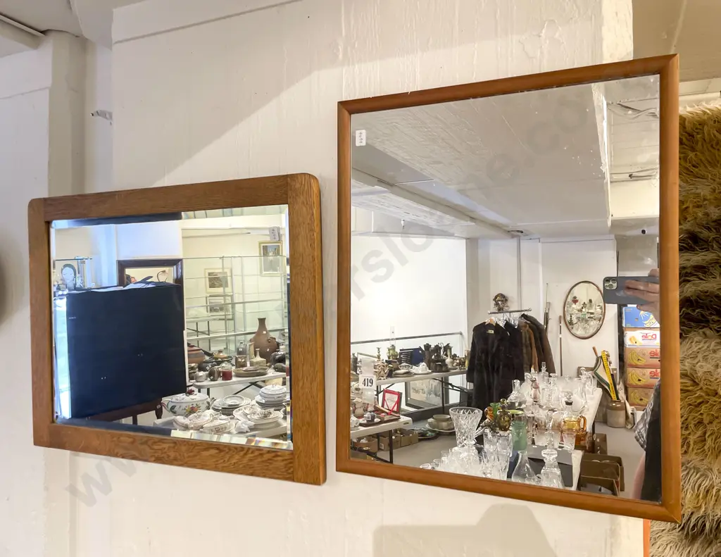Two Framed Wall Mirrors Image 1++