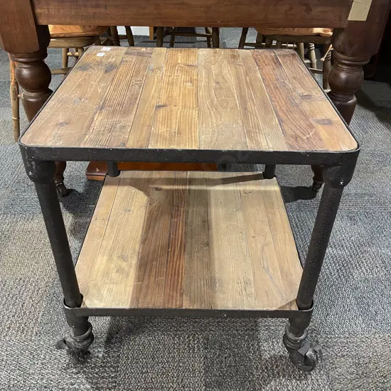 Industrial Style Two Tier Trolley