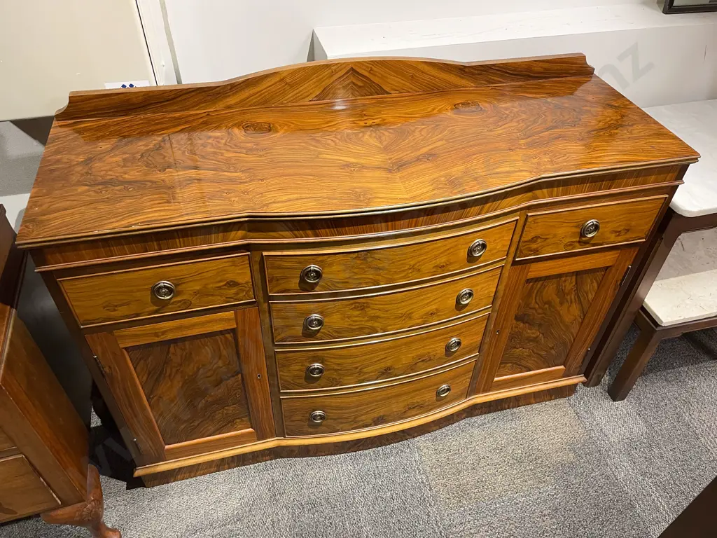 Reproduction Burr Walnut Sideboard Image 1++