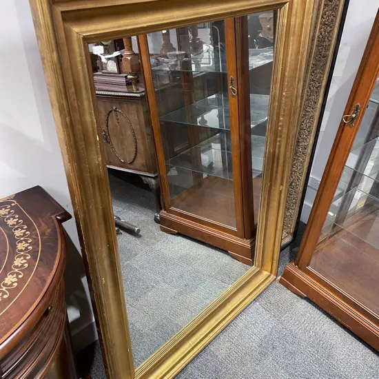 Large Gilt Framed Overmantle Mirror