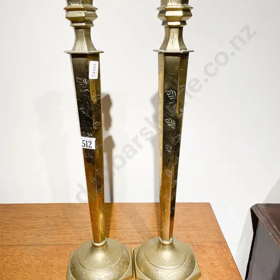 Pair of Brass Candlesticks