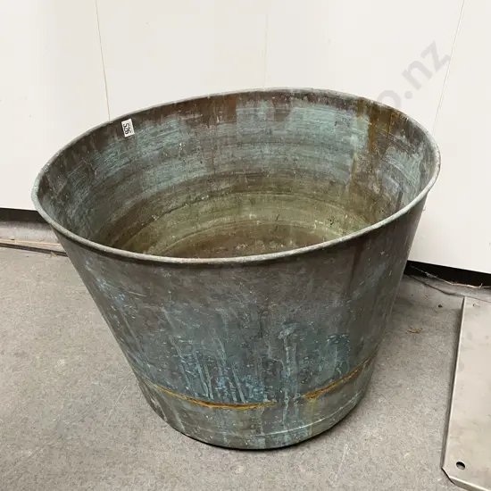 Large Copper Planter