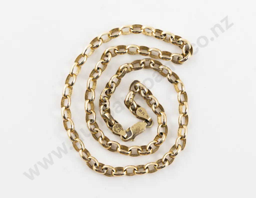 9ct Trace Link Neck Chain Image 1++