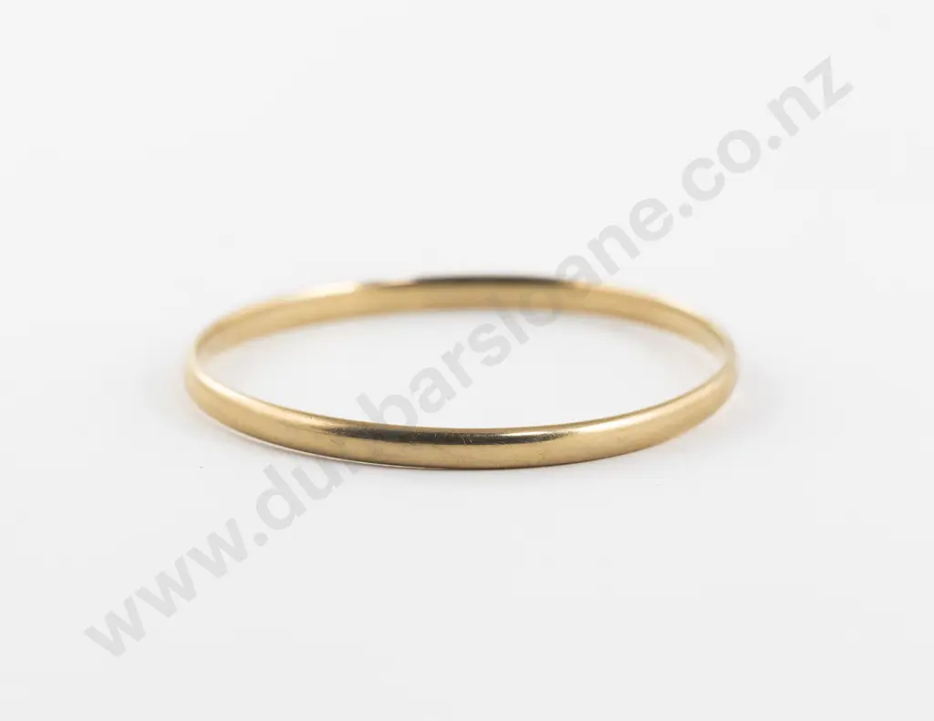 9ct Plain Bangle Image 1++