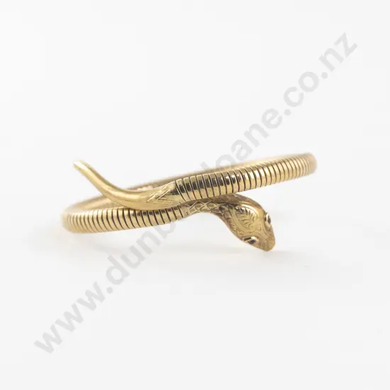 9ct Snake Coil Bracelet