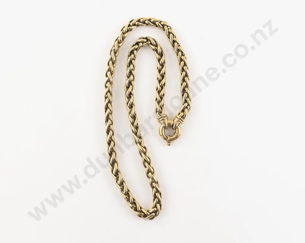 9ct Fancy Link Neck Chain Image 1++