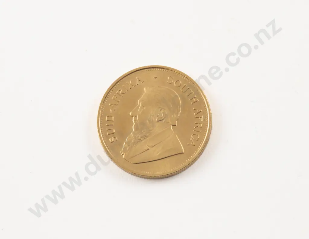 South African 1975 Krugerrand 1oz Fine Gold Coin Image 1++