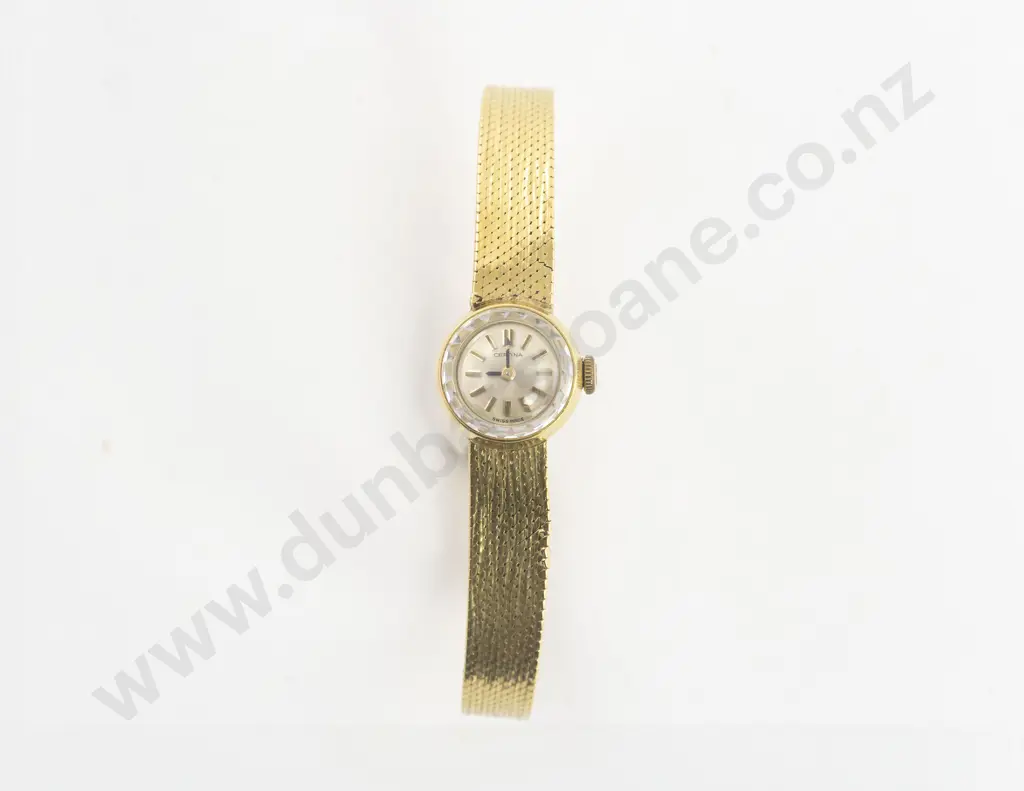 All 18ct Ladies Certina Manual Dress Wrist Watch Image 1++