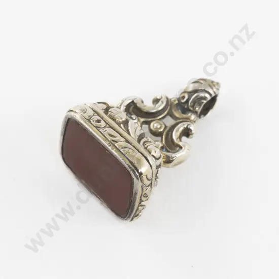 Large Victorian Gold Plated Ornate Seal Fob