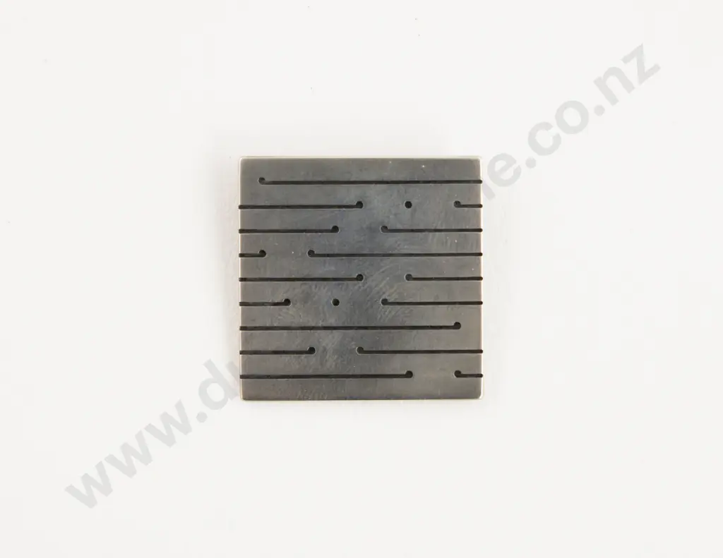 NZ Jeweller Ash Hilton S/S Cutout Koru Brooch Image 1++