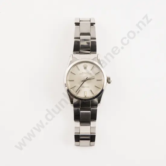 Vintage Rolex Oyster Speed King Precision Stainless Steel Wrist Watch