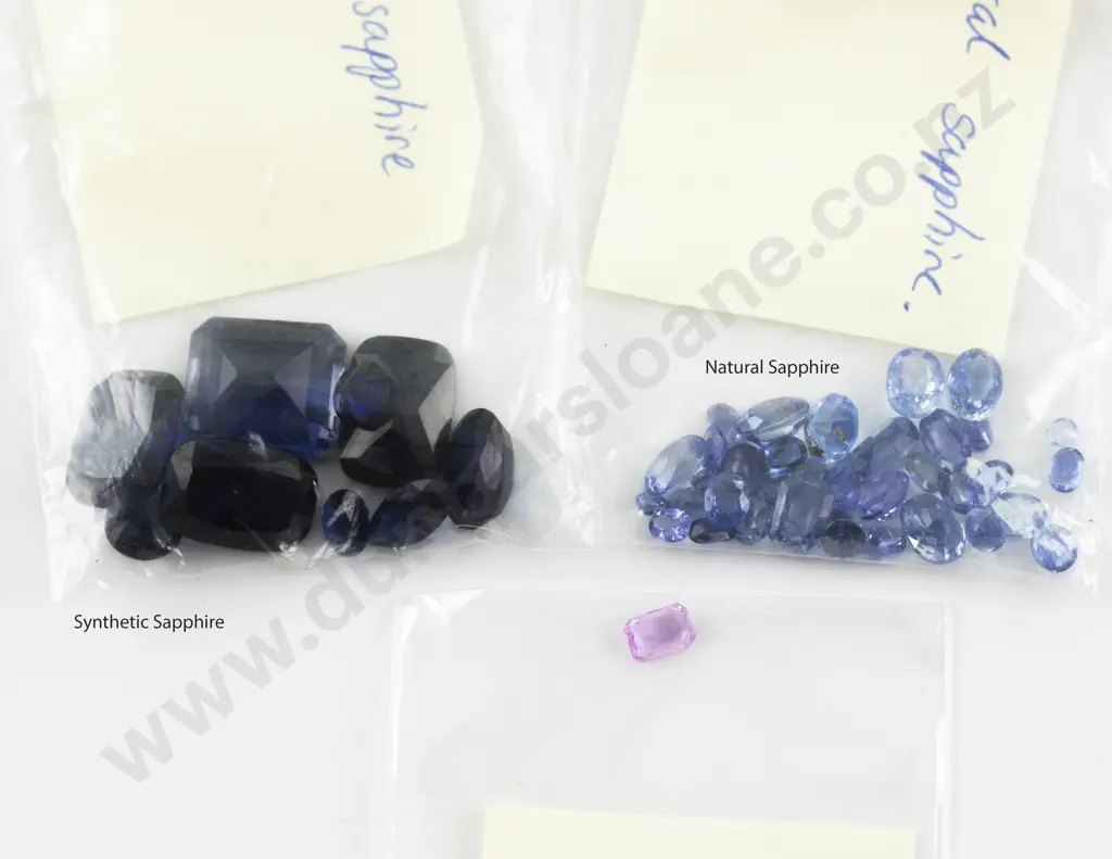 Quantity of Unmounted Natural and Synthetic Sapphire Gem Stones Image 1++