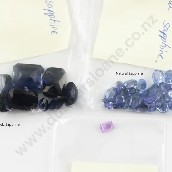 Quantity of Unmounted Natural and Synthetic Sapphire Gem Stones